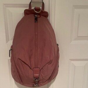 Rebecca Minkoff Nylon Julian Backpack Dusty Pink – JUMBO